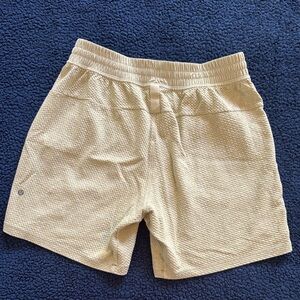 Large Lululemon shorts 7” inseam with adjustable waistband. Great condition.